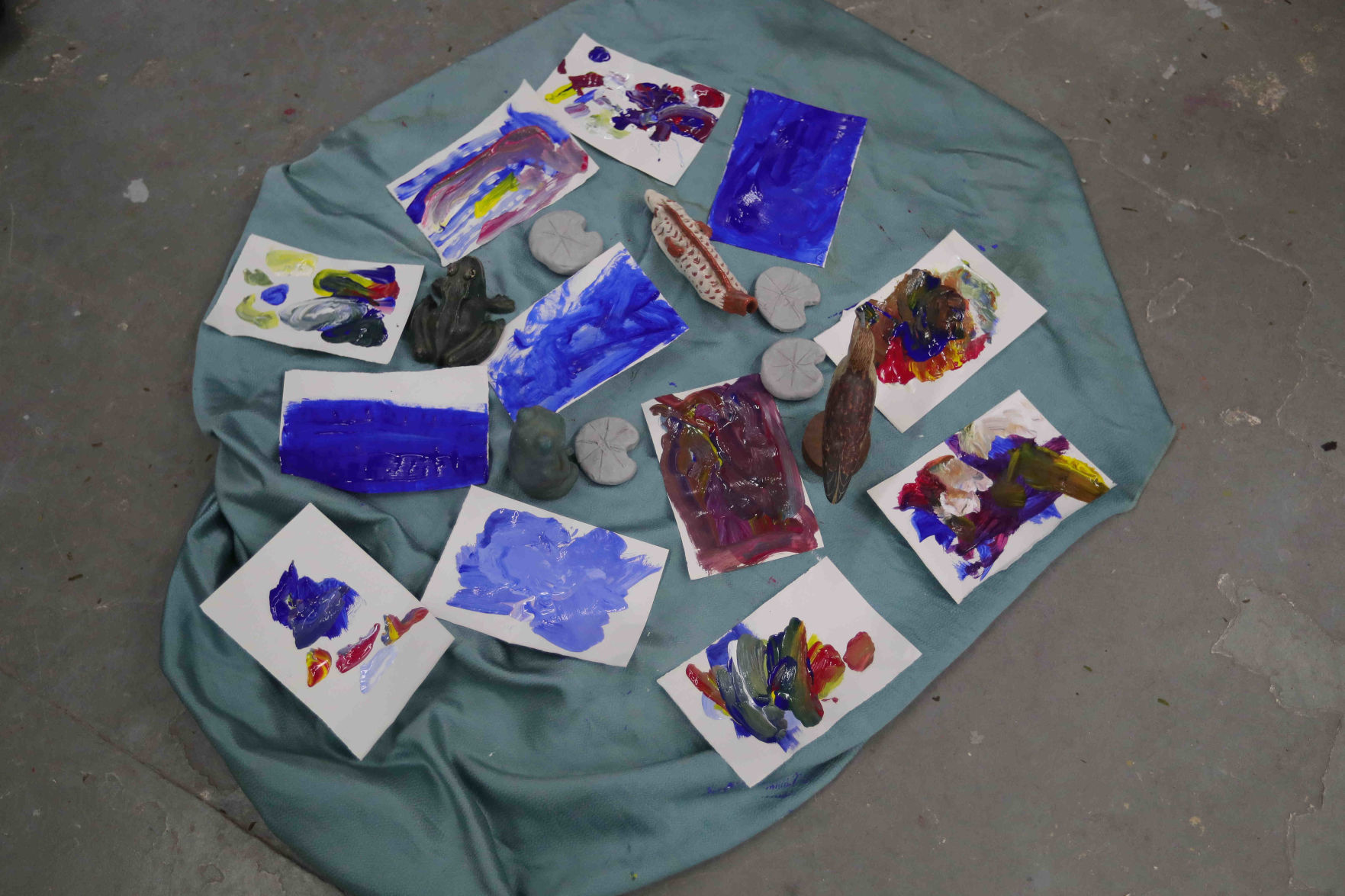 Gateway Head Start of Vineland hands on art experience at The Barn Studio of Art